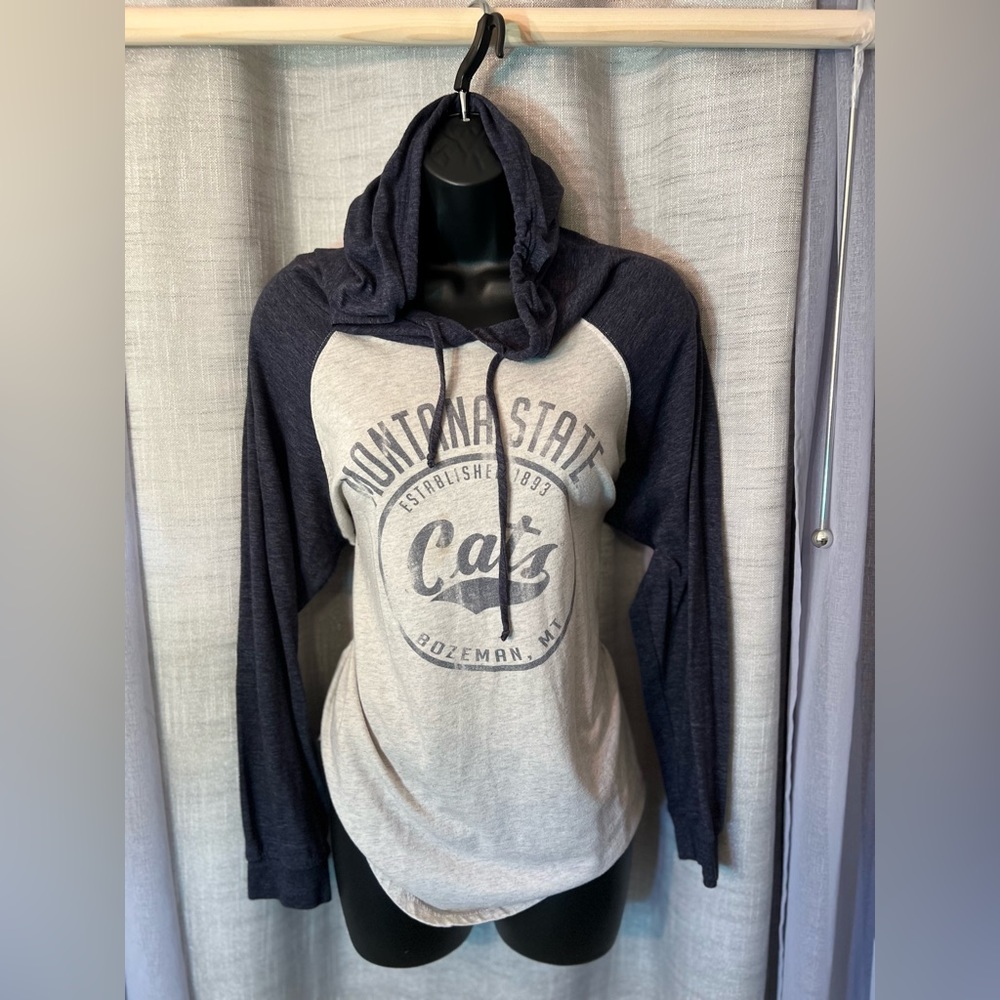 Montana State Bobcats baseball tee: women’s 3/4 Sleeve; used.